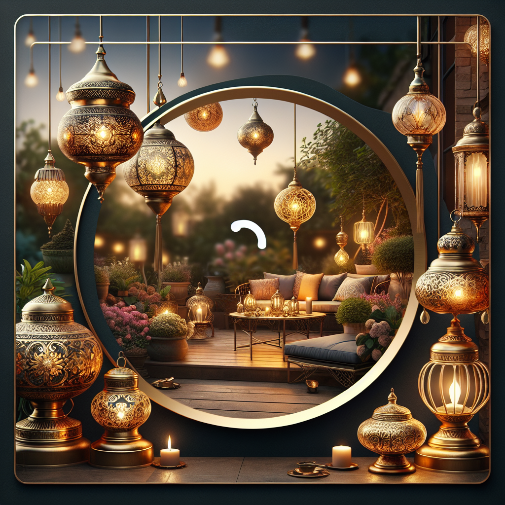 Enchant Your Evenings with Turkish Outdoor Lights: Bringing Exotic Ambiance to Your Garden and Patio